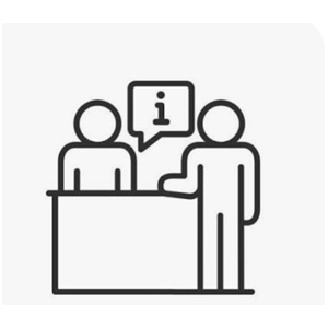 Mała recepcja fryzjersla kosmetyczna lada sklepowa do butiku