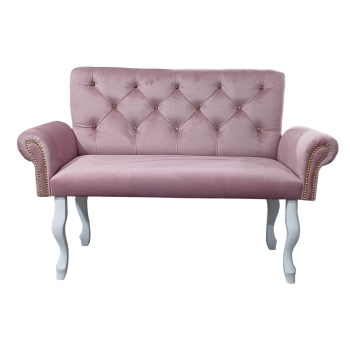 Ławka tapicerowana dwuosobowa -100 kolorów