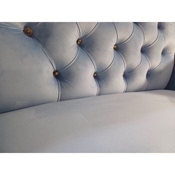 Ławka tapicerowana welurowa glamour -100 kolorów