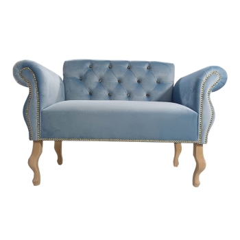 Ławka tapicerowana welurowa glamour -100 kolorów