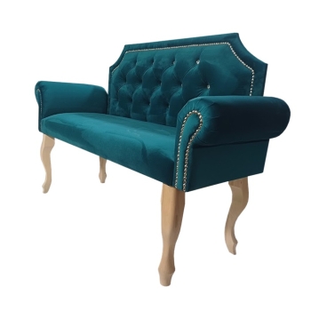 Ławka tapicerowana dwuosobowa -100 kolorów