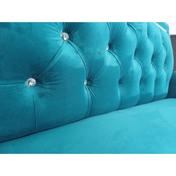 Ławka tapicerowana dwuosobowa -100 kolorów