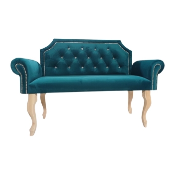 Ławka tapicerowana dwuosobowa -100 kolorów