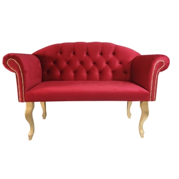 Ławka tapicerowana dwuosobowa -100 kolorów