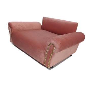 Różowe legowisko kanapa dla psa kota