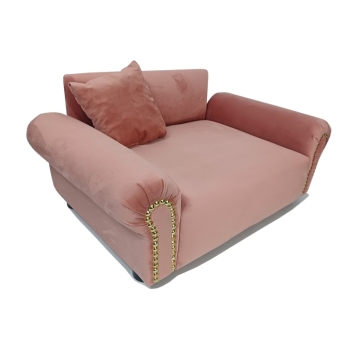 Różowe legowisko kanapa dla psa kota