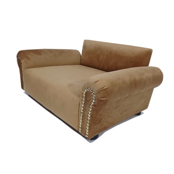 Brązowe legowisko kanapa dla psa kota