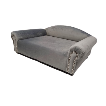 Szare legowisko kanapa dla psa kota