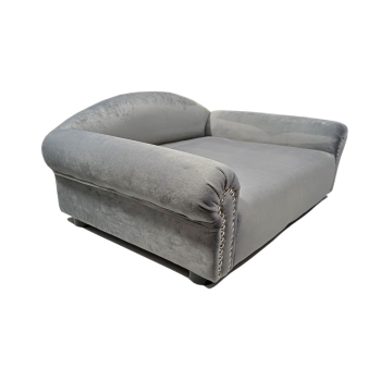 Szare legowisko kanapa dla psa kota