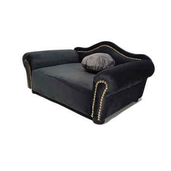 Grafitowe legowisko kanapa dla psa kota