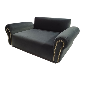 Grafitowe legowisko kanapa dla psa kota