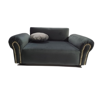 Grafitowe legowisko kanapa dla psa kota