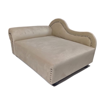 Beżowe legowisko kanapa dla psa kota