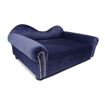 Fioletowe legowisko kanapa dla psa kota