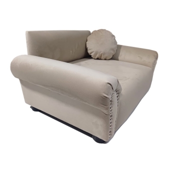 Beżowe legowisko kanapa dla psa kota