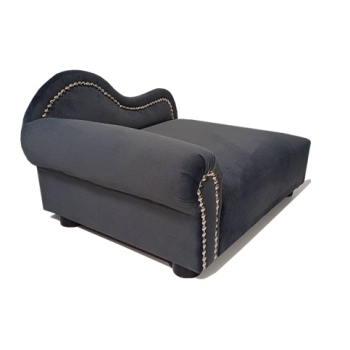 Grafitowe legowisko kanapa dla psa kota