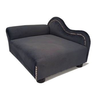 Grafitowe legowisko kanapa dla psa kota