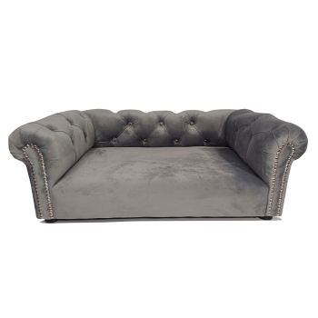 Duże legowisko kanapa Chesterfield glamour dla psa kota XXL 100 kolorów