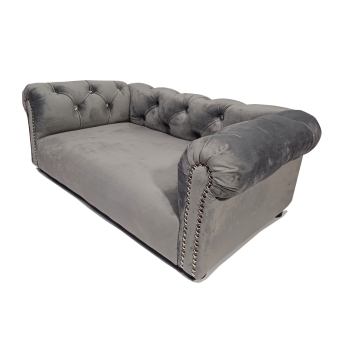 Duże legowisko kanapa Chesterfield glamour dla psa kota XXL 100 kolorów