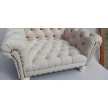 Legowisko kanapa Chesterfield glamour dla psa kota 100 kolorów