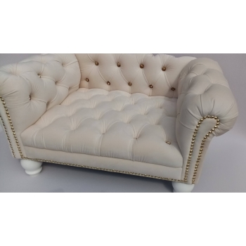 Legowisko kanapa Chesterfield glamour dla psa kota 100 kolorów