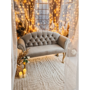 Ławka tapicerowana dwuosobowa -100 kolorów