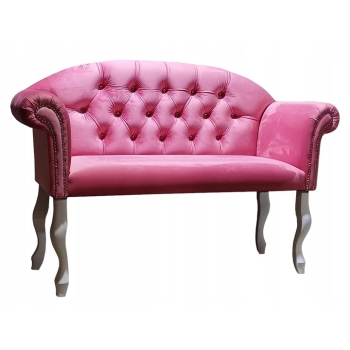 Ławka tapicerowana dwuosobowa -100 kolorów