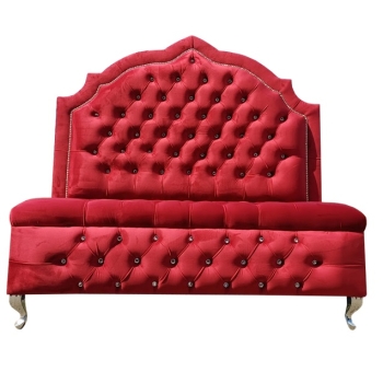 Ławka tapicerowana dwuosobowa glamour retro -100 kolorów