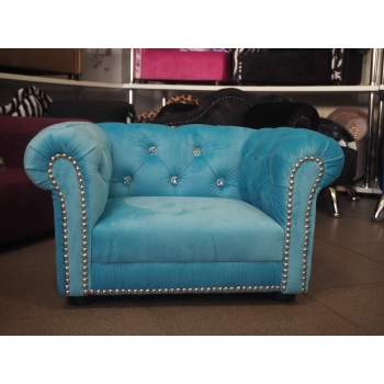 Legowisko kanapa Chesterfield glamour dla psa kota 100 kolorów