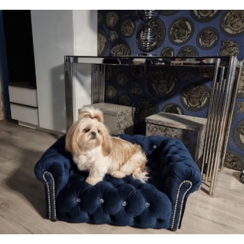 Legowisko kanapa Chesterfield glamour dla psa kota 100 kolorów