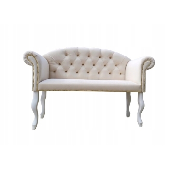 Ławka tapicerowana dwuosobowa -100 kolorów