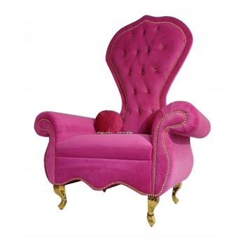 Fotel tron mikołajowy Eventy imprezy dla dzieci i dorosłych -100 kolorów