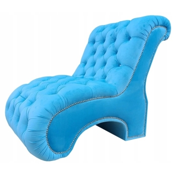 Fotel szezlong glamour - 100 kolorów do wyboru