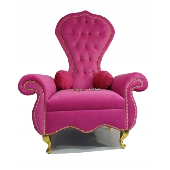 Fotel tron mikołajowy Eventy imprezy dla dzieci i dorosłych -100 kolorów