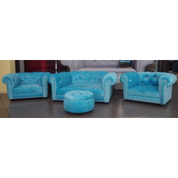 Legowisko kanapa Chesterfield glamour dla psa kota 100 kolorów