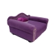 Fioletowe legowisko kanapa dla psa kota