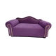 Fioletowe legowisko kanapa dla psa kota
