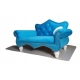 Sofa kanapa glamour styl retro - 100 kolorów