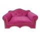 Różowe legowisko kanapa dla psa kota